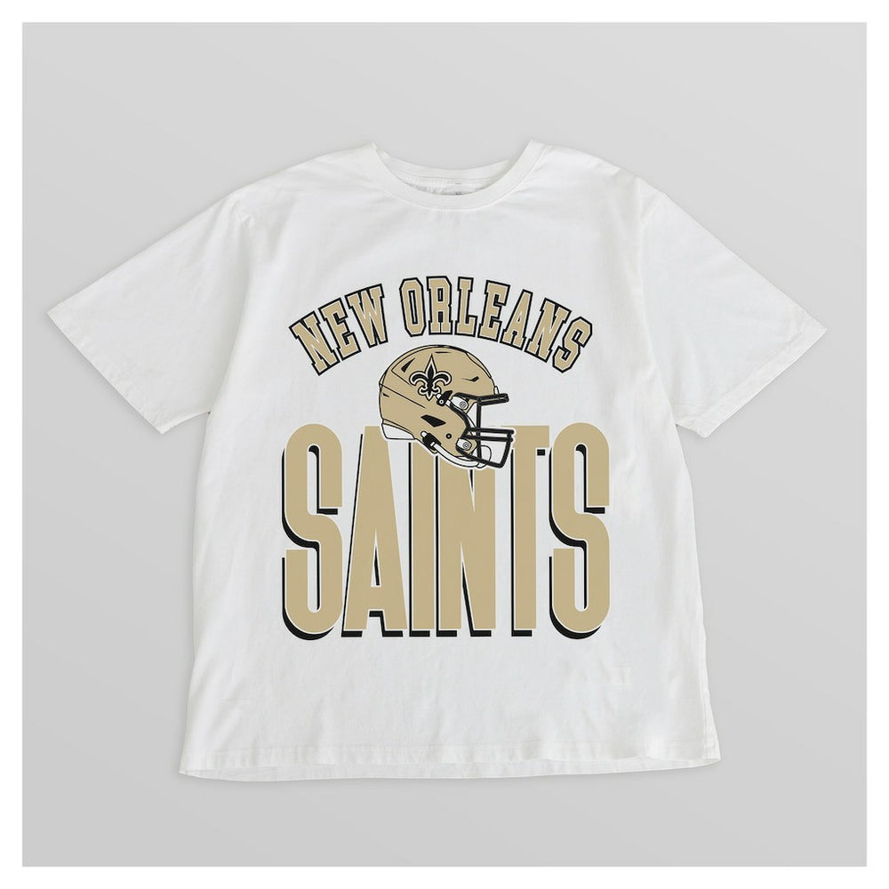 Gameday Couture Women's Oversized Classic Fierce Focus T-Shirt - New Orleans Saints T-shirts