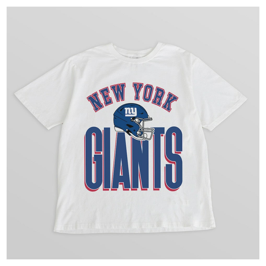 Gameday Couture Women's Oversized Classic Fierce Focus T-Shirt - New York Giants T-shirts