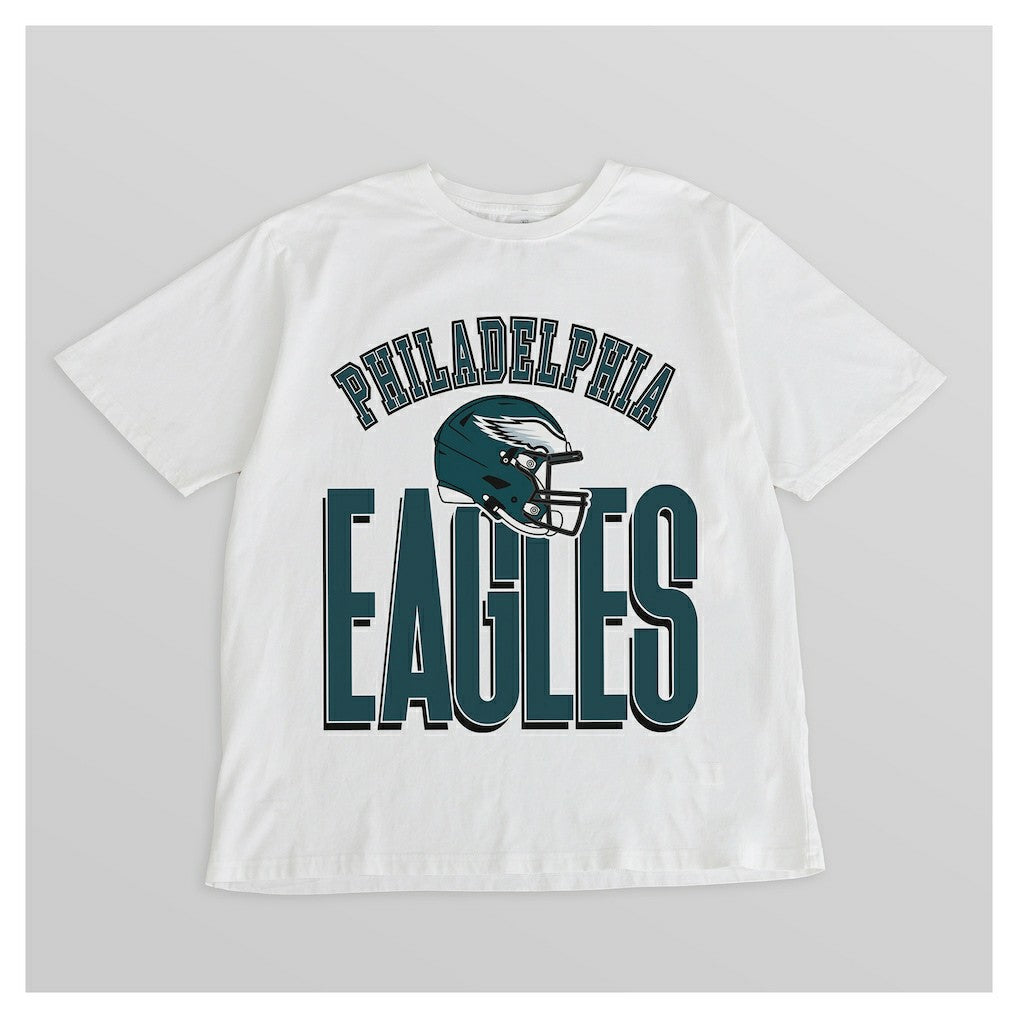 Gameday Couture Women's Oversized Classic Fierce Focus T-Shirt - Philadelphia Eagles T-shirts