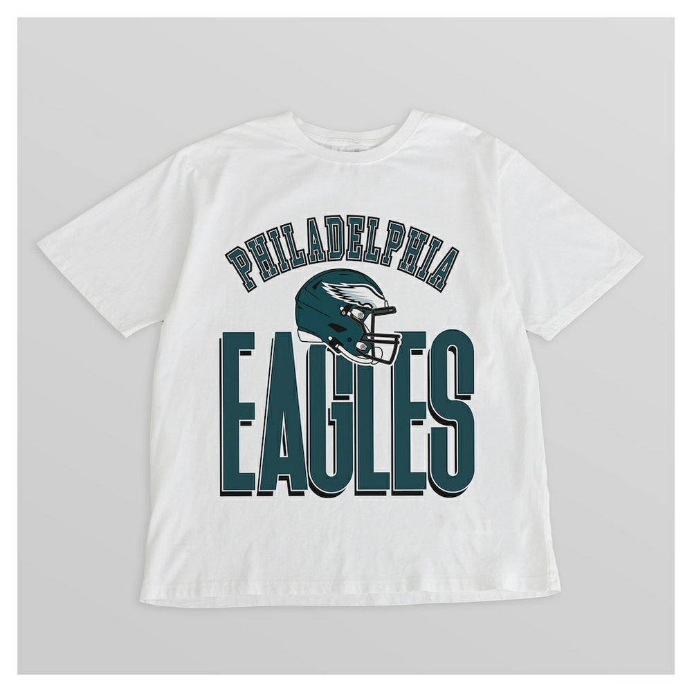 Gameday Couture Women's Oversized Classic Fierce Focus T-Shirt - Philadelphia Eagles T-shirts