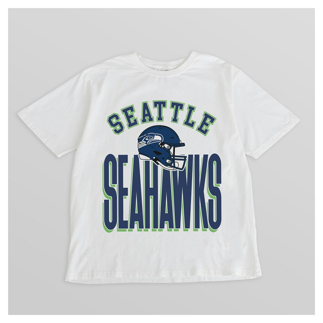 Gameday Couture Women's Oversized Classic Fierce Focus T-Shirt - Seattle Seahawks T-shirts