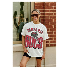 Gameday Couture Women's Oversized Classic Fierce Focus T-Shirt - Tampa Bay Buccaneers T-shirts