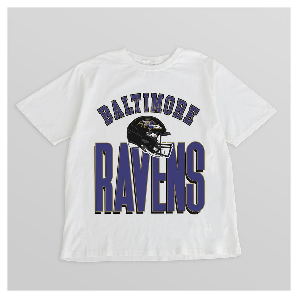 Gameday Couture Women's Oversized Classic Fierce Focus T-Shirt - Baltimore Ravens T-shirts