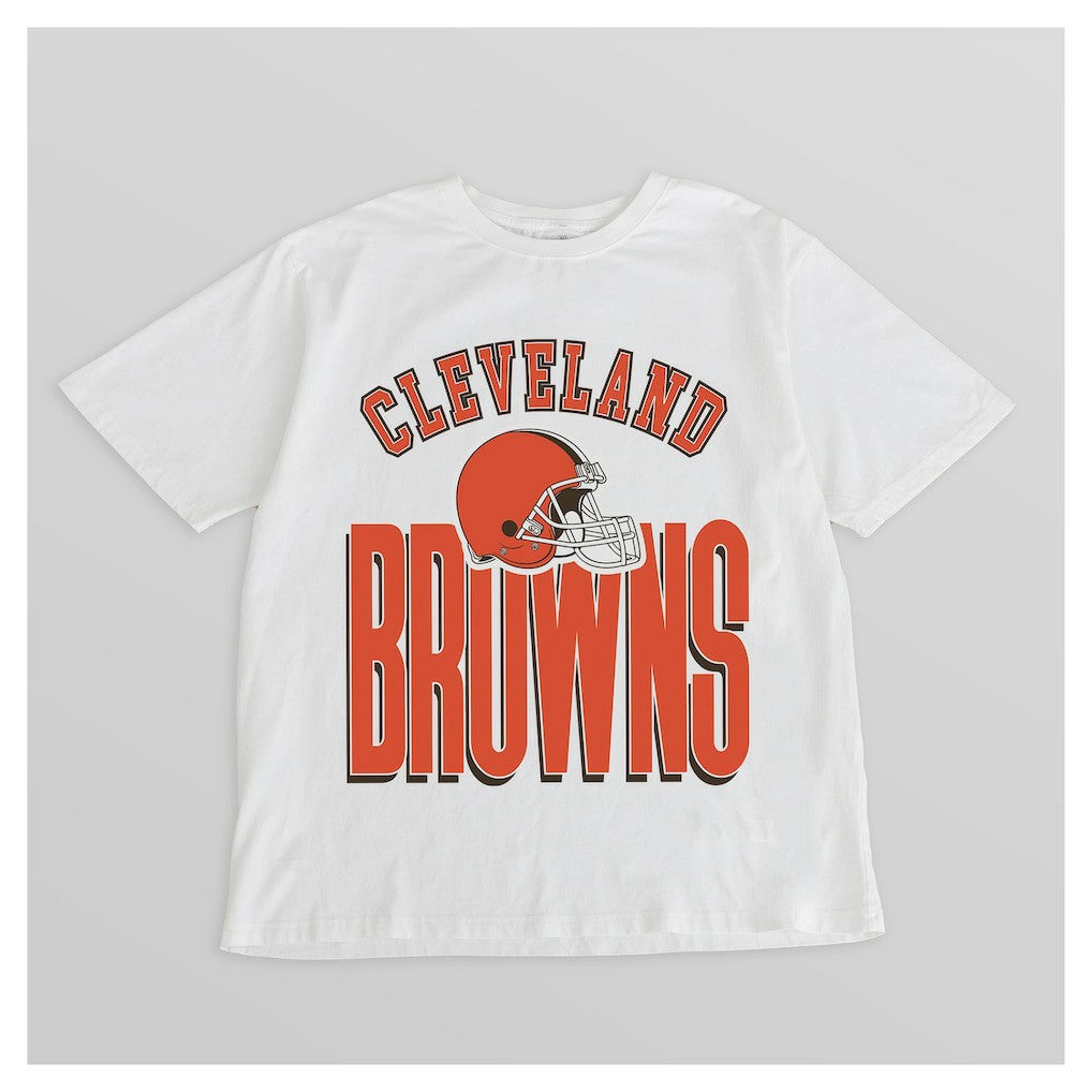 Gameday Couture Women's Oversized Classic Fierce Focus T-Shirt - Cleveland Browns T-shirts