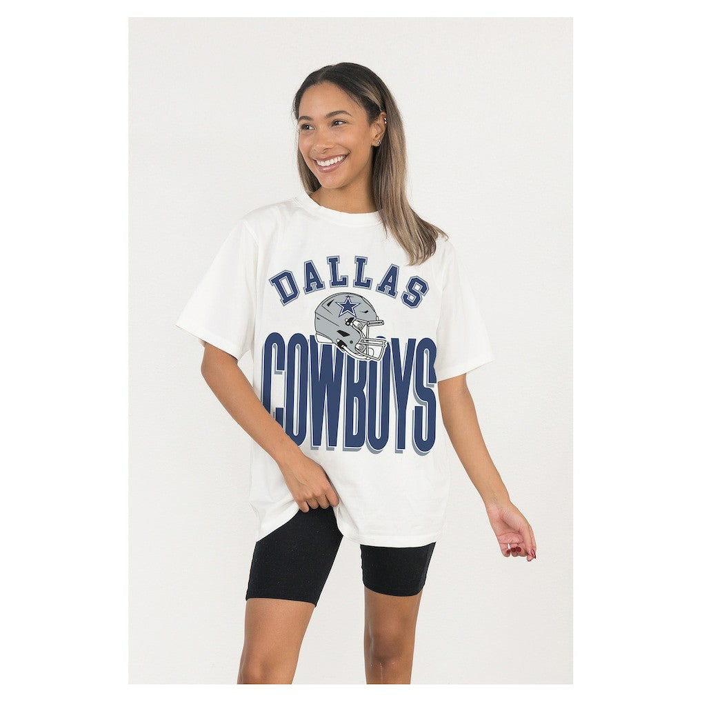Gameday Couture Women's Oversized Classic Fierce Focus T-Shirt - Dallas Cowboys T-shirts