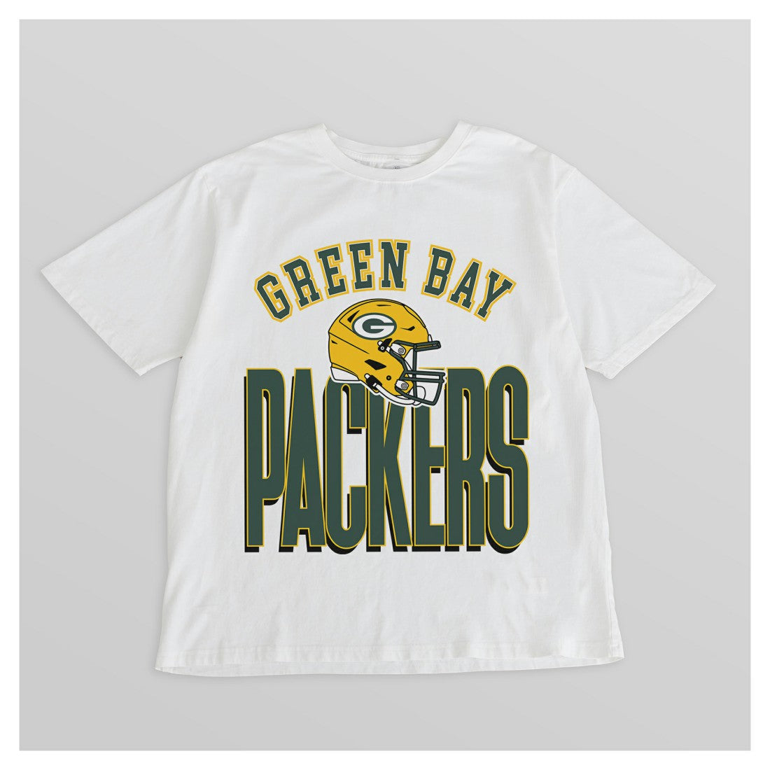 Gameday Couture Women's Oversized Classic Fierce Focus T-Shirt - Green Bay Packers T-shirts