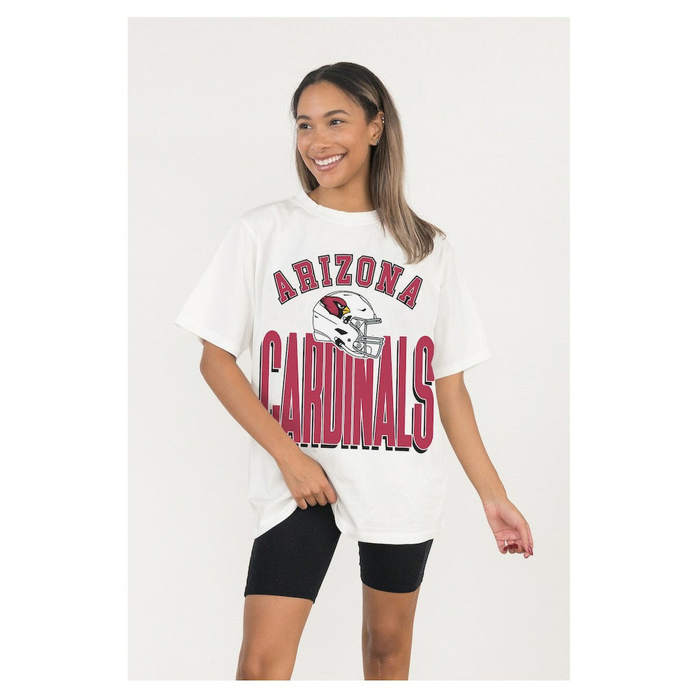 Gameday Couture Women's Oversized Classic Fierce Focus T-Shirt - Arizona Cardinals T-shirts