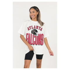 Gameday Couture Women's Oversized Classic Fierce Focus T-Shirt - Atlanta Falcons T-shirts