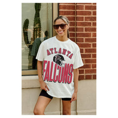 Gameday Couture Women's Oversized Classic Fierce Focus T-Shirt - Atlanta Falcons T-shirts