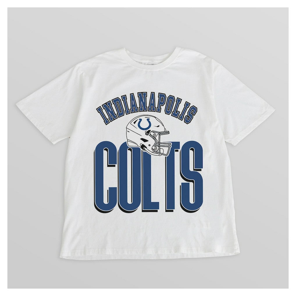 Gameday Couture Women's Oversized Classic Fierce Focus T-Shirt - Indianapolis Colts T-shirts