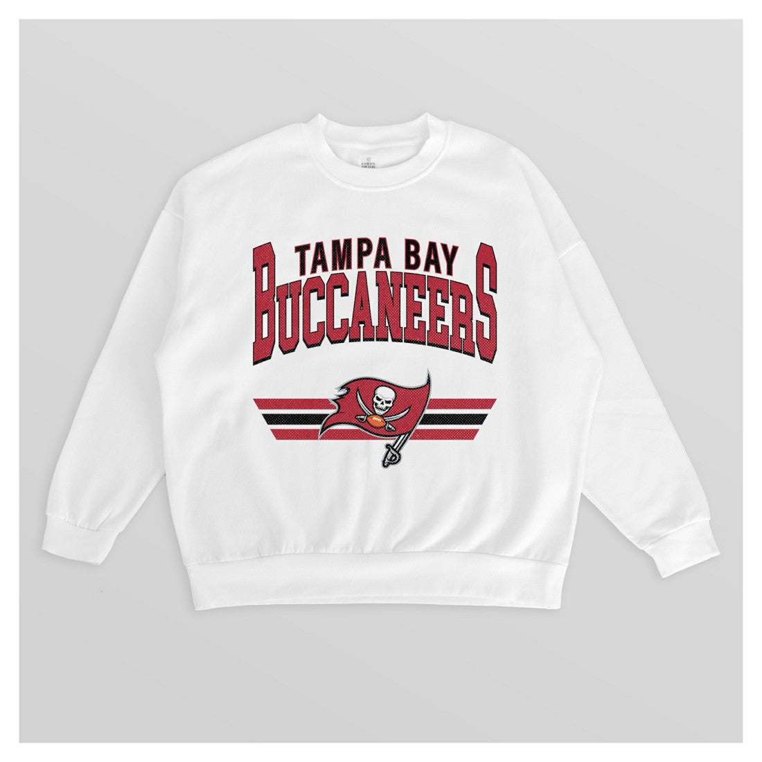 Gameday Couture Women's Swift Strike Premium Oversized Fleece Pullover Sweatshirt - Tampa Bay Buccaneers Pullover