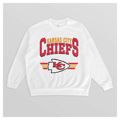 Gameday Couture Women's Swift Strike Premium Oversized Fleece Pullover Sweatshirt - Kansas City Chiefs Pullover