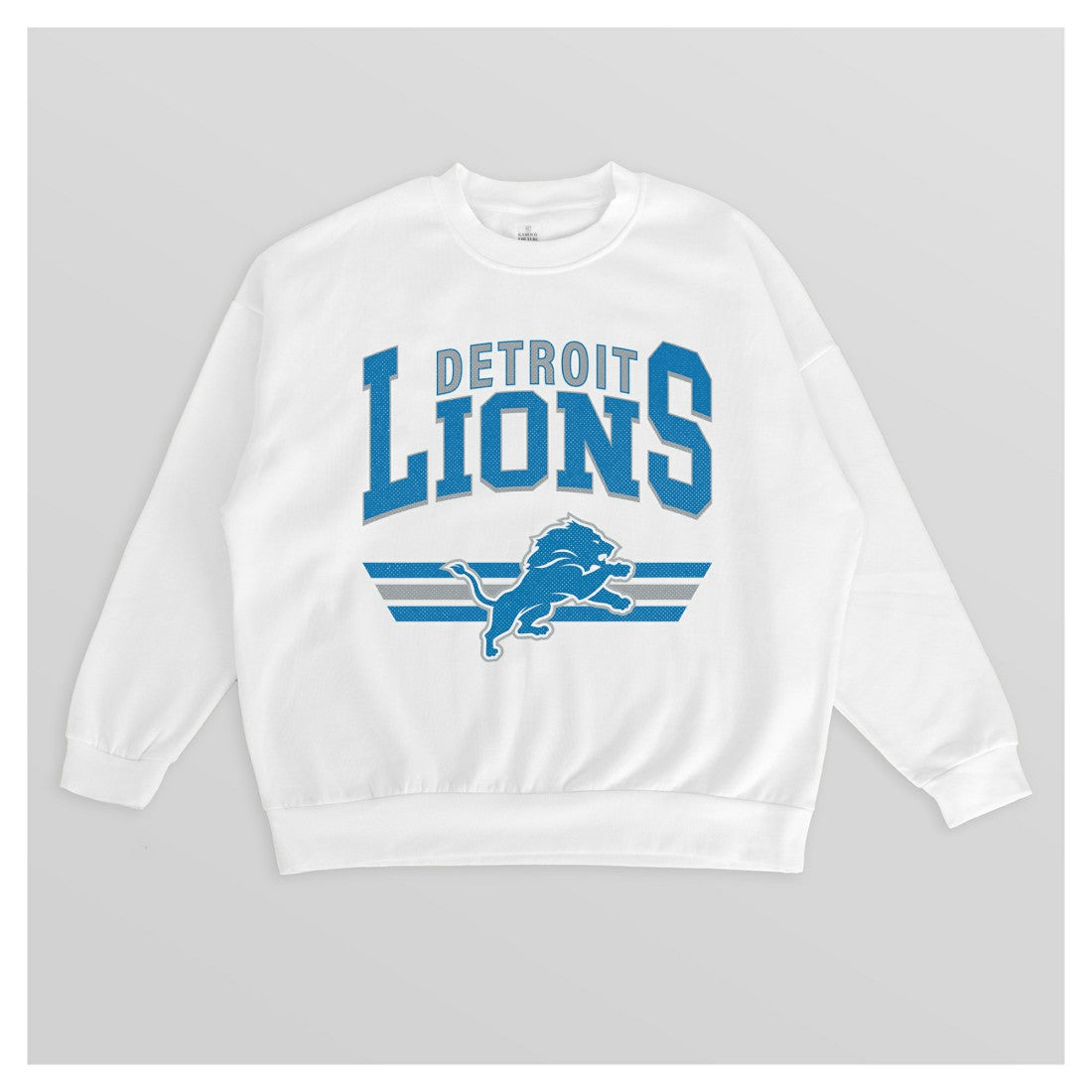 Gameday Couture Women's Swift Strike Premium Oversized Fleece Pullover Sweatshirt - Detroit Lions Pullover