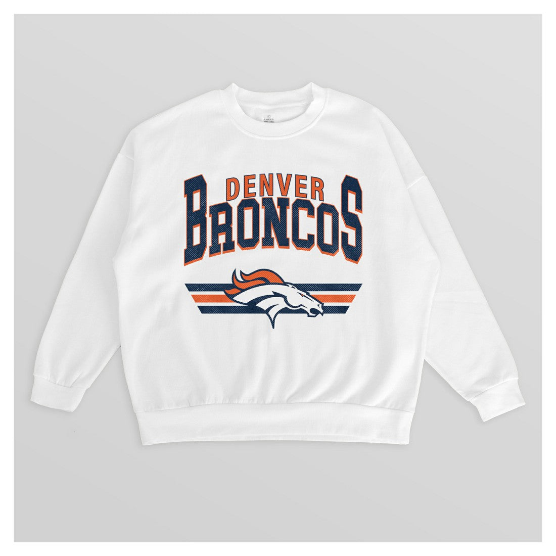 Gameday Couture Women's Swift Strike Premium Oversized Fleece Pullover Sweatshirt - Denver Broncos Pullover