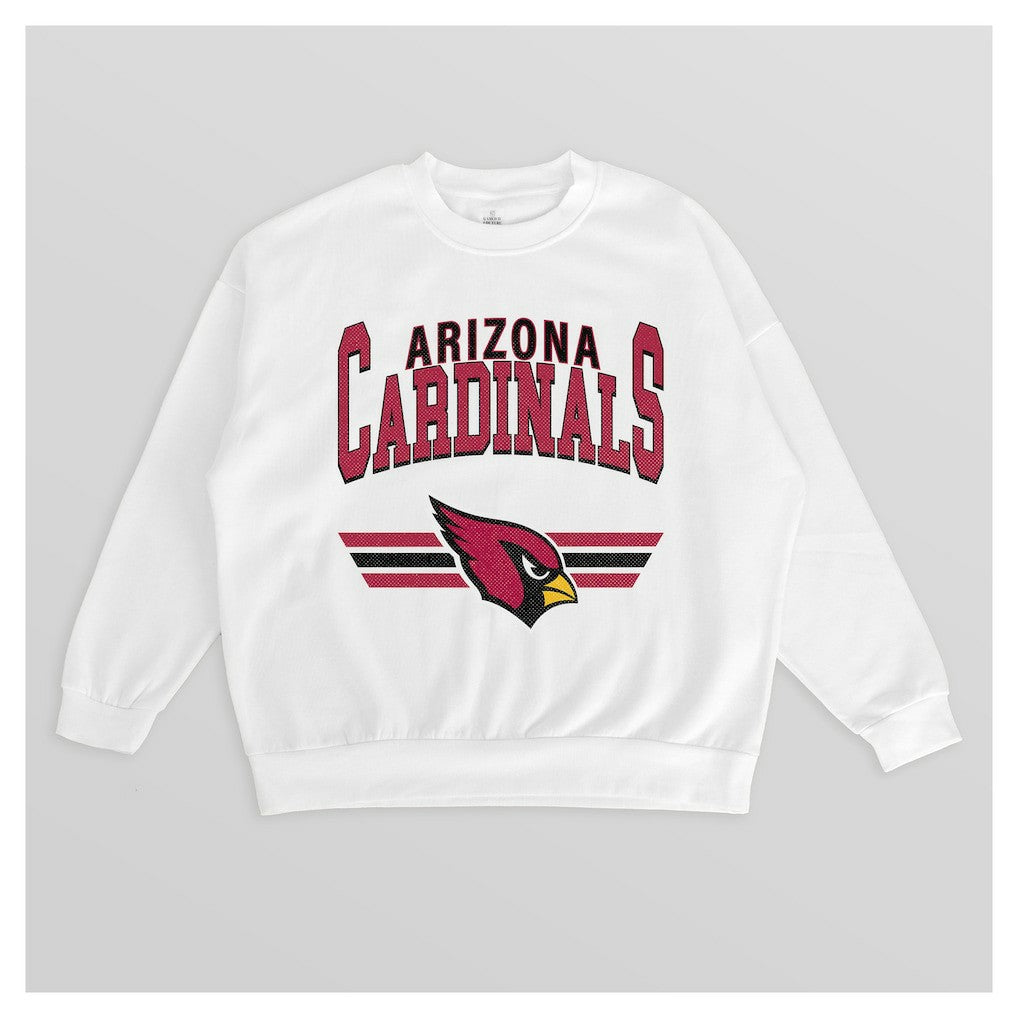Gameday Couture Women's Swift Strike Premium Oversized Fleece Pullover Sweatshirt - Arizona Cardinals Pullover