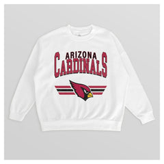 Gameday Couture Women's Swift Strike Premium Oversized Fleece Pullover Sweatshirt - Arizona Cardinals Pullover