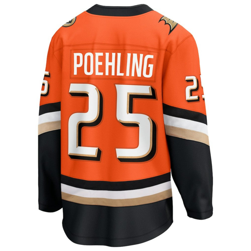 NHL Ryan Poehling Anaheim Ducks Fanatics Home Breakaway Jersey