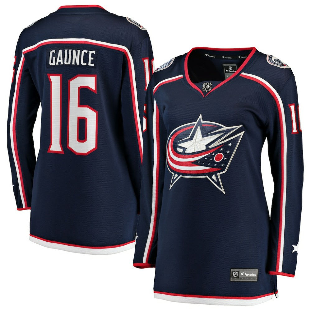 NHL Brendan Gaunce Columbus Blue Jackets Fanatics Women's Home Breakaway Jersey