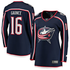 NHL Brendan Gaunce Columbus Blue Jackets Fanatics Women's Home Breakaway Jersey