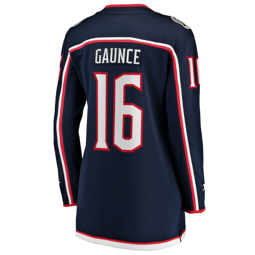 NHL Brendan Gaunce Columbus Blue Jackets Fanatics Women's Home Breakaway Jersey