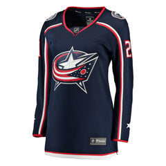 NHL Isac Lundestrom Columbus Blue Jackets Fanatics Women's Home Breakaway Jersey