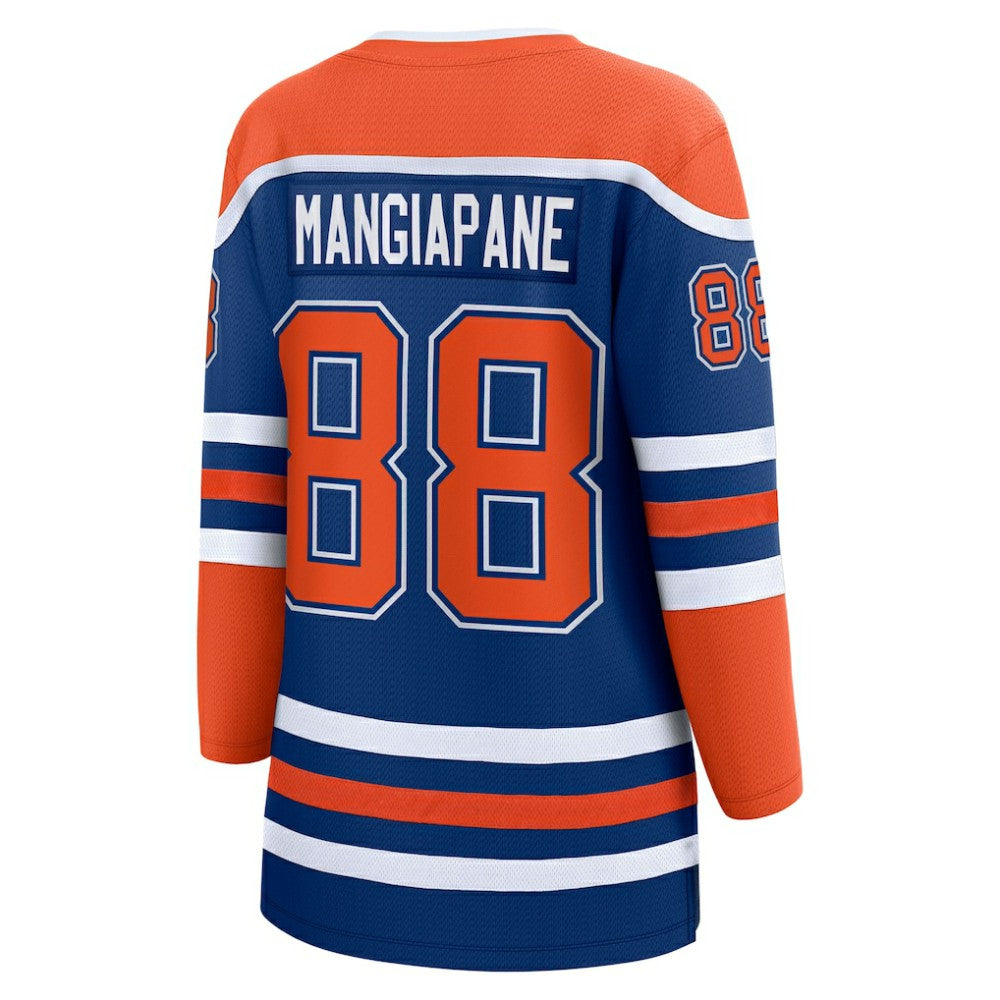 NHL Andrew Mangiapane Edmonton Oilers Fanatics Women's Home Breakaway Jersey