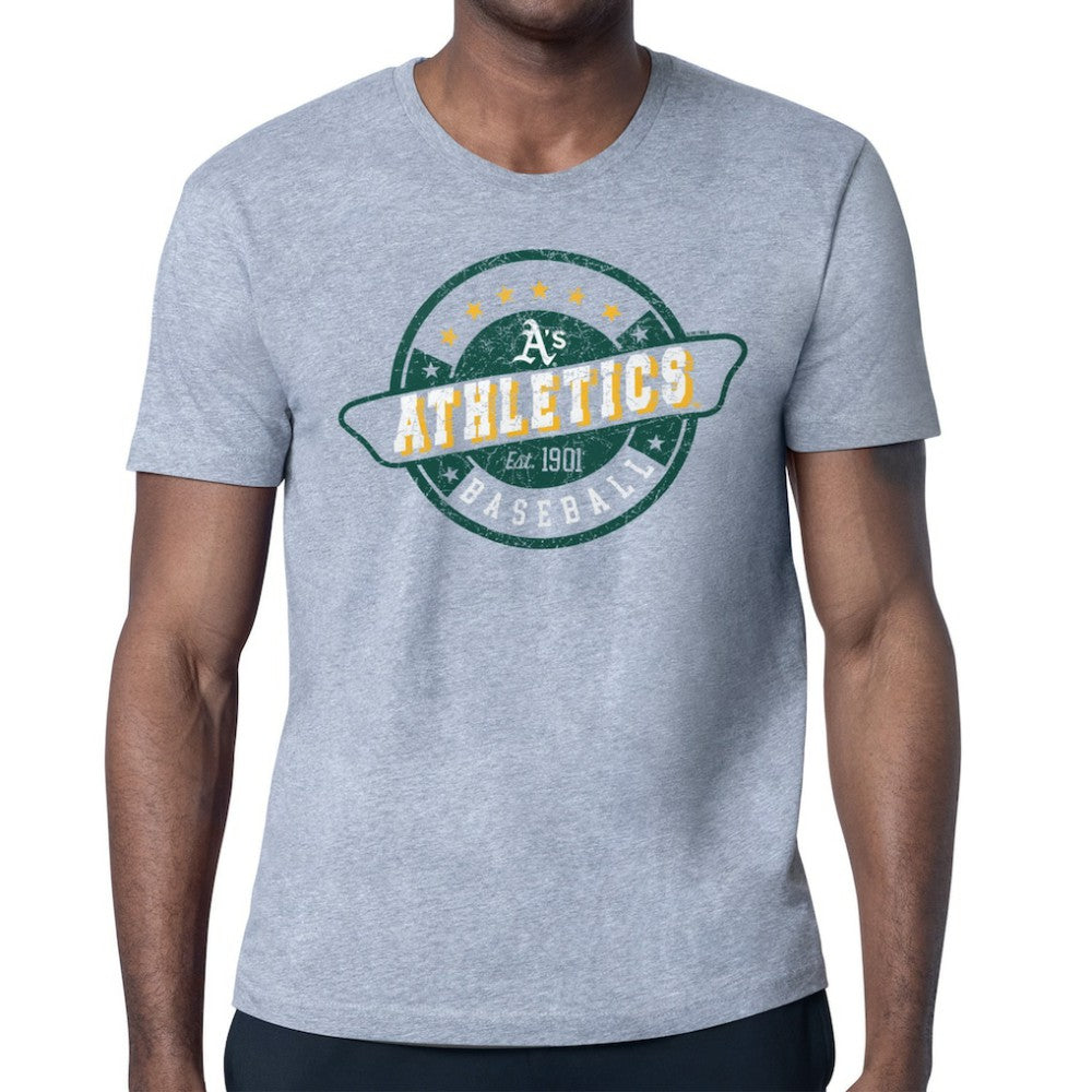 Heather Gray Athletics Starter Route 66 Team Logo T-Shirt