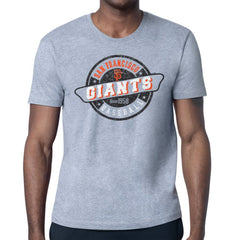 Heather Gray San Francisco Giants Starter Route 66 Team Logo T-Shirt