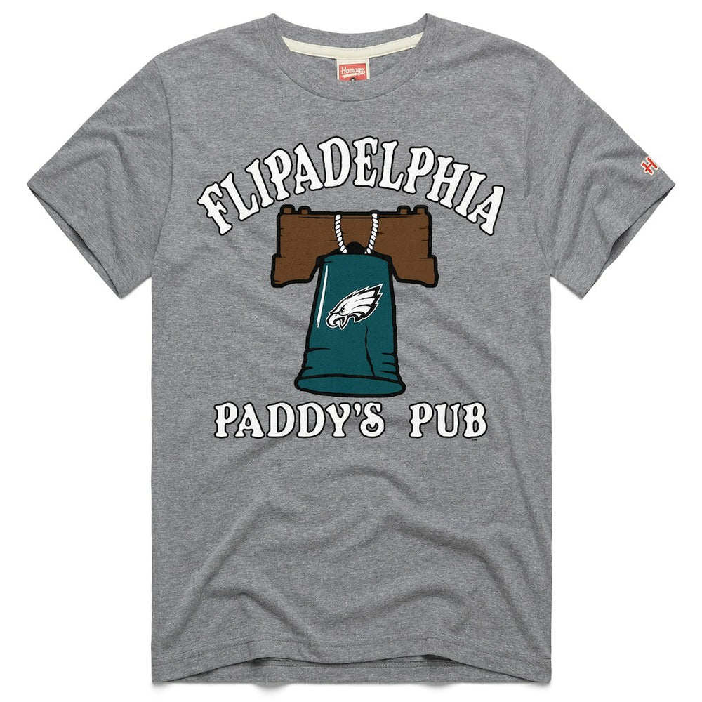 x It's Always Sunny in Philadelphia Homage Unisex Flipadelphia Paddy's Pub Tri-Blend T-Shirt - Philadelphia Eagles T-shirts