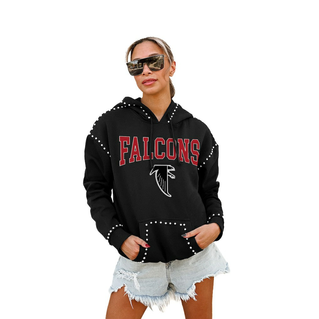 Gameday Couture Women's Studded Pullover Hoodie - Atlanta Falcons Hoodies