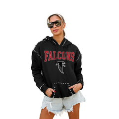 Gameday Couture Women's Studded Pullover Hoodie - Atlanta Falcons Hoodies