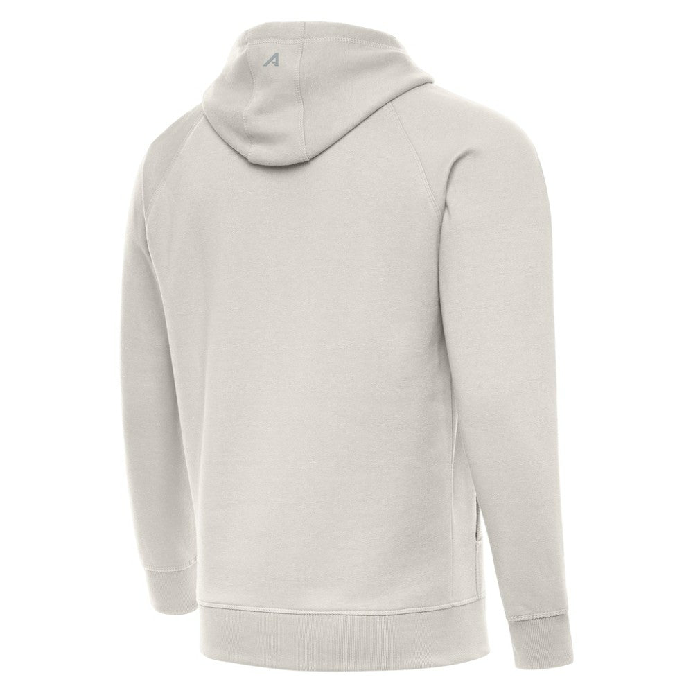 Cream Pittsburgh Pirates Antigua Victory Pullover Hoodie