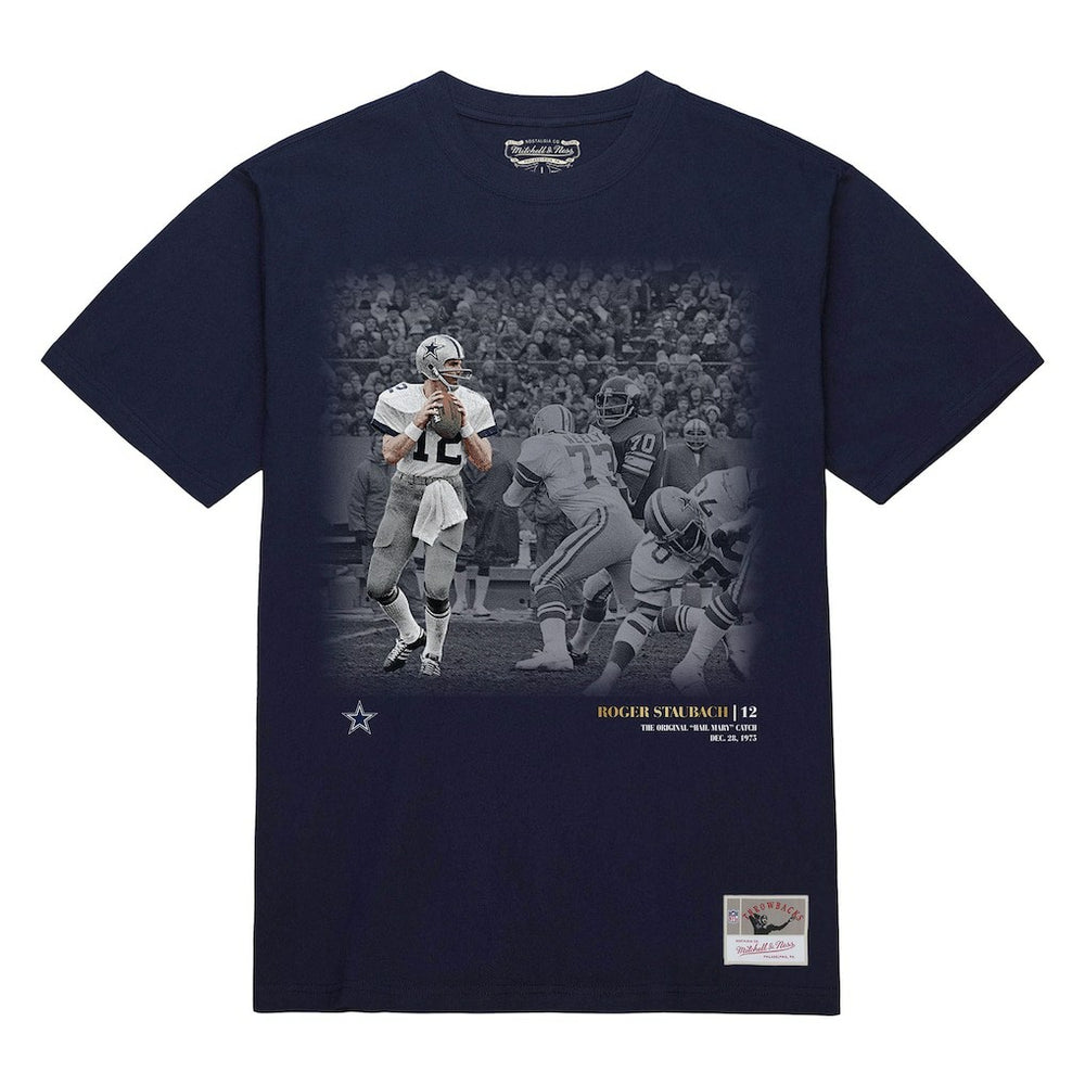 Roger Staubach  Moments T-Shirt - Dallas Cowboys T-shirts