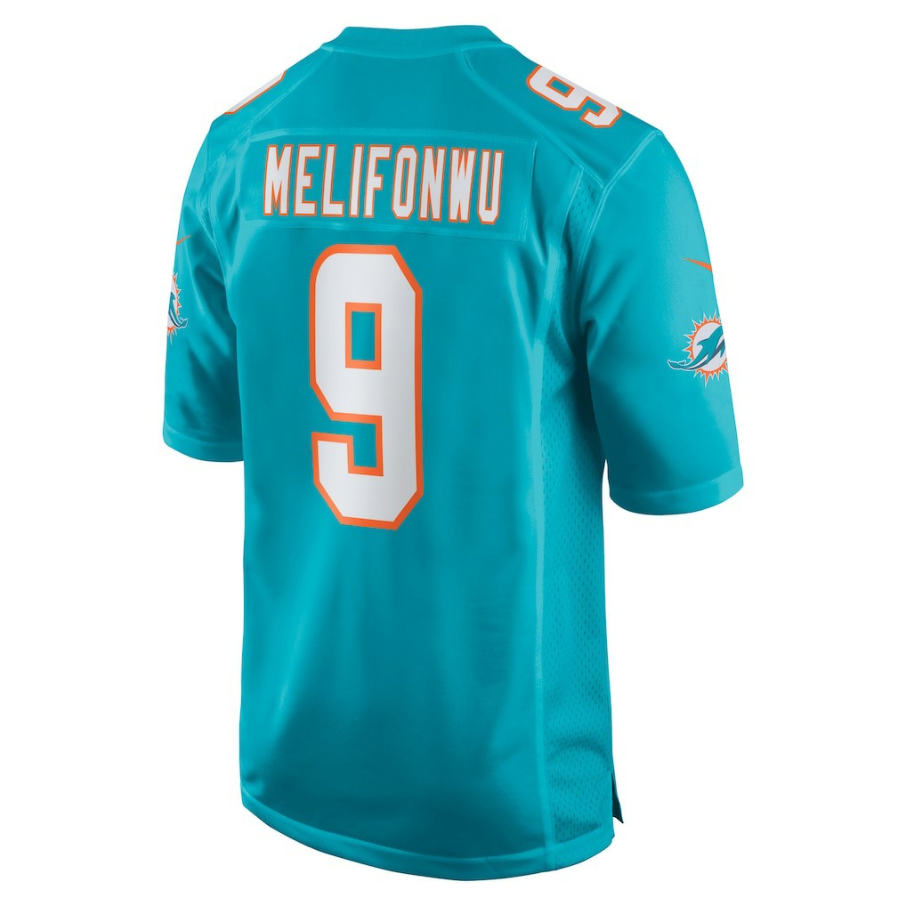Ifeatu Melifonwu  Team Game Jersey - Miami Dolphins Jerseys