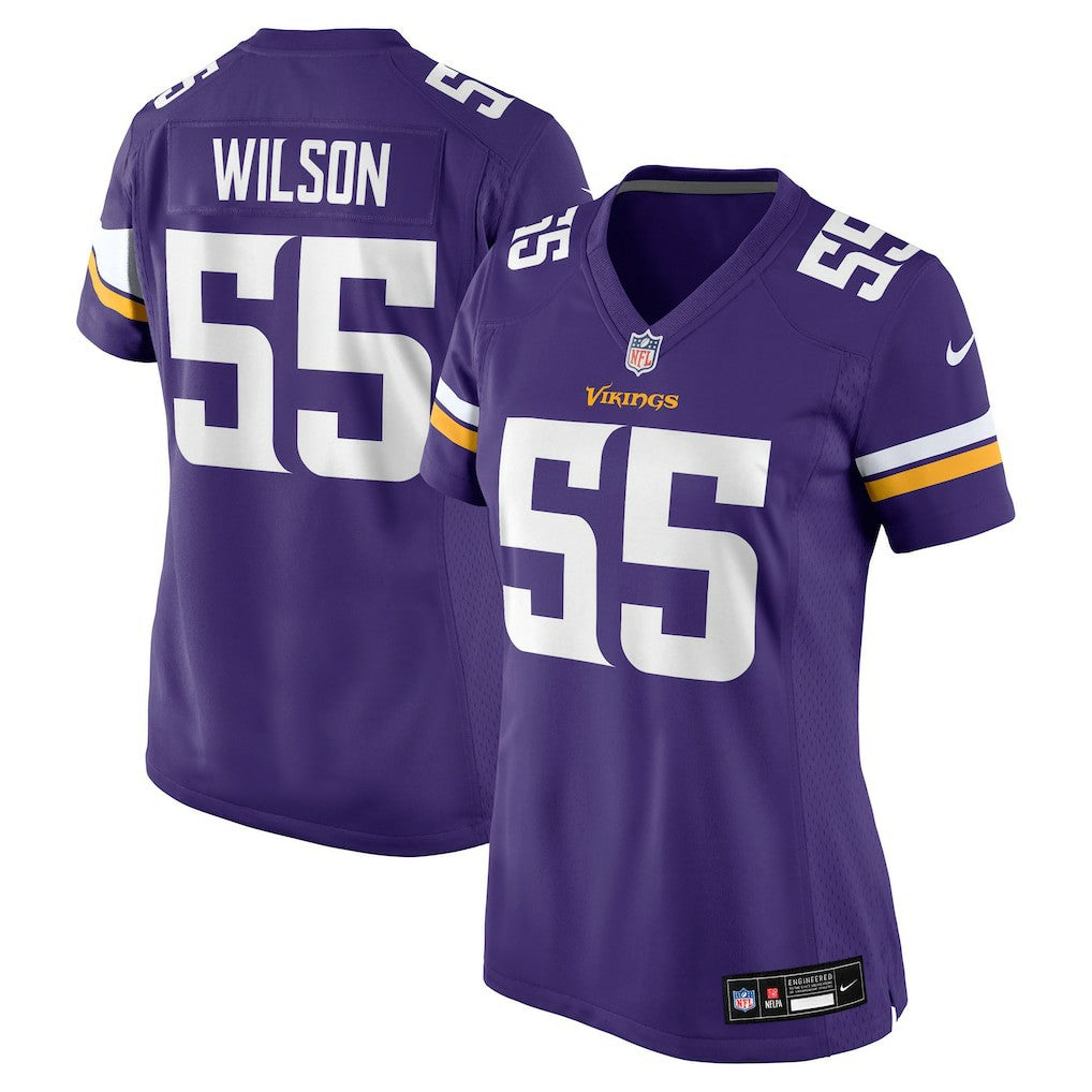 Eric Wilson  Women's Team Game Jersey - Minnesota Vikings Jerseys