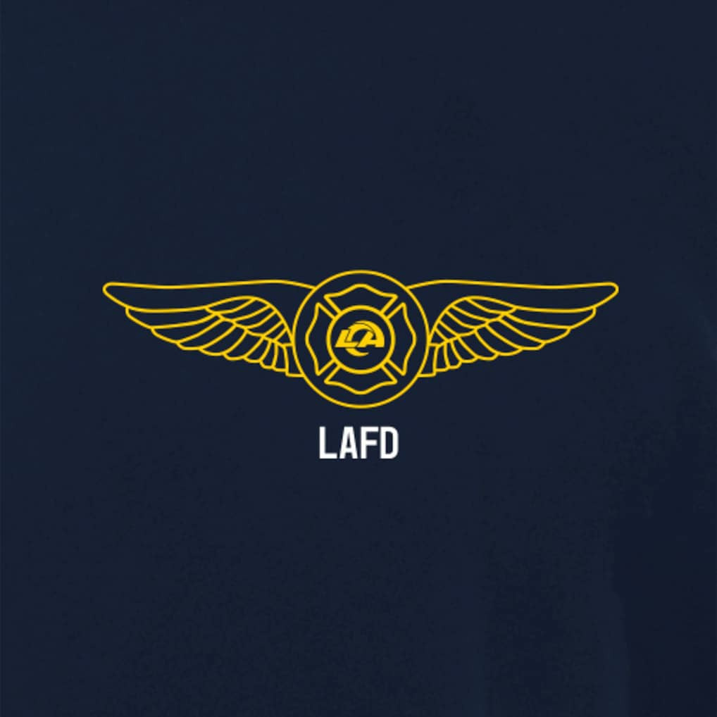 x LAFD  Air Ops T-Shirt - Los Angeles Rams T-shirts