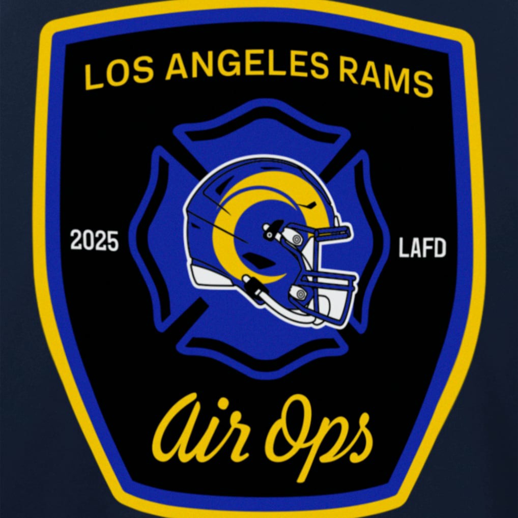 x LAFD  Air Ops T-Shirt - Los Angeles Rams T-shirts