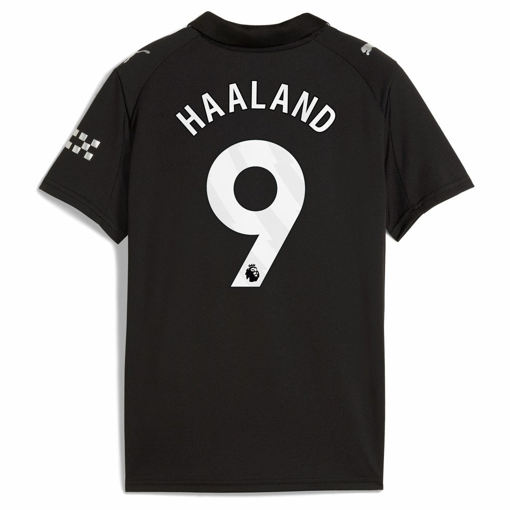 Erling Haaland Manchester City Youth 2025/26 Away Replica Player Jersey