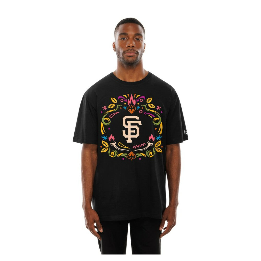 Black San Francisco Giants New Era Día de los Muertos T-Shirt