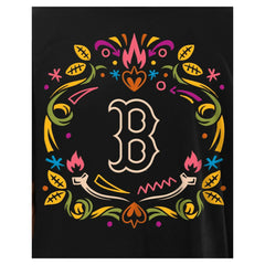 Black Boston Red Sox New Era Día de los Muertos T-Shirt