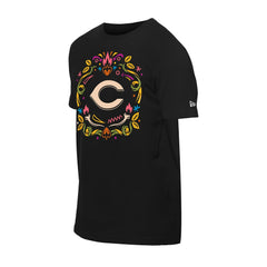 Black Cincinnati Reds New Era Día de los Muertos T-Shirt