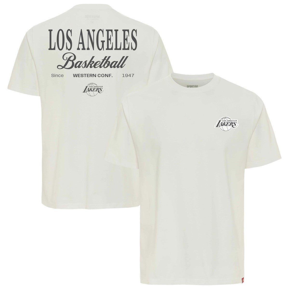 Los Angeles Lakers Sportiqe Unisex Athletic Club Collection Duke Relaxed Fit Premium T-Shirt