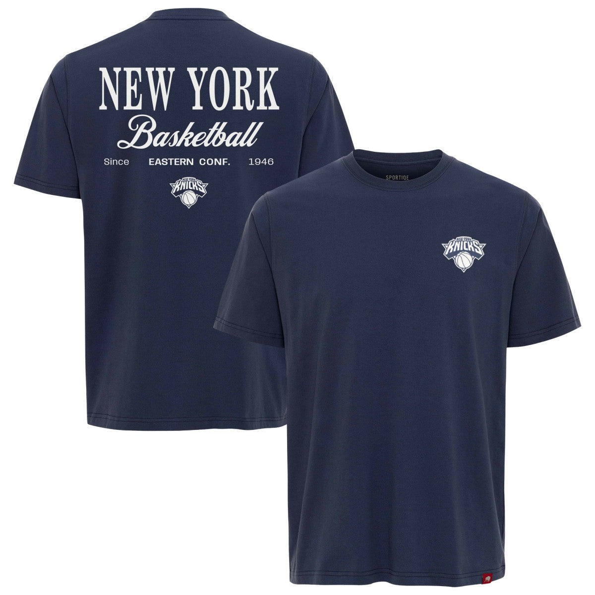New York Knicks Sportiqe Unisex Athletic Club Collection Duke Relaxed Fit Premium T-Shirt