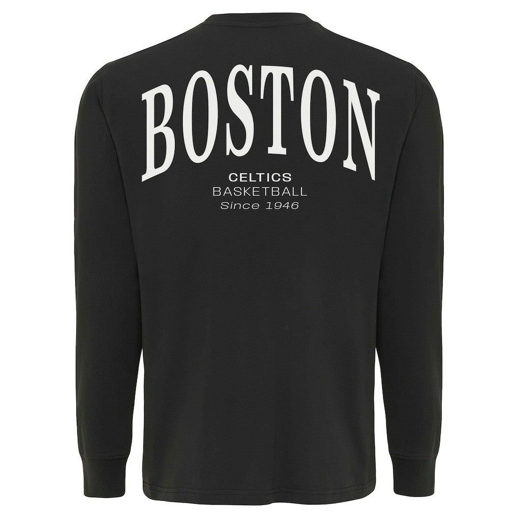 Boston Celtics Sportiqe Unisex Athletic Club Collection Sherwood Relaxed Fit Premium Long-Sleeve T-Shirt