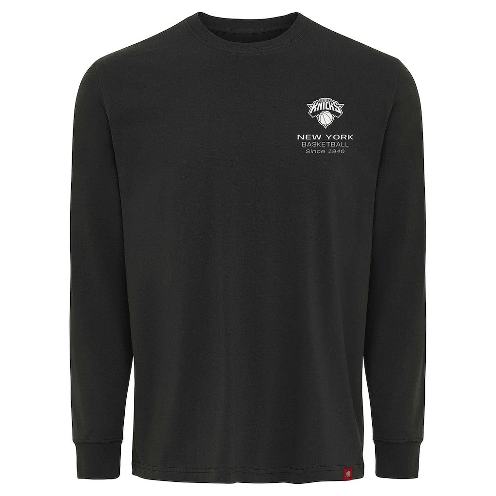 New York Knicks Sportiqe Unisex Athletic Club Collection Sherwood Relaxed Fit Premium Long-Sleeve T-Shirt