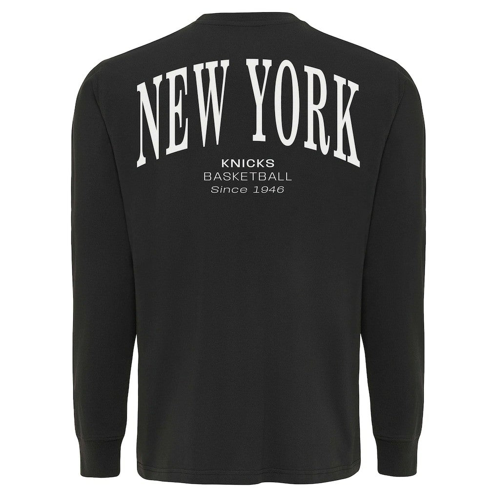 New York Knicks Sportiqe Unisex Athletic Club Collection Sherwood Relaxed Fit Premium Long-Sleeve T-Shirt