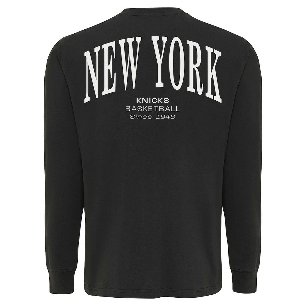 New York Knicks Sportiqe Unisex Athletic Club Collection Sherwood Relaxed Fit Premium Long-Sleeve T-Shirt