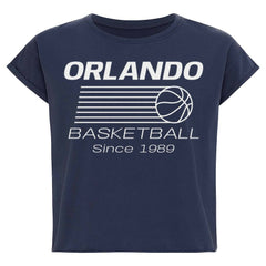Orlando Magic Sportiqe Women's Athletic Club Collection Alana Premium Cropped T-Shirt