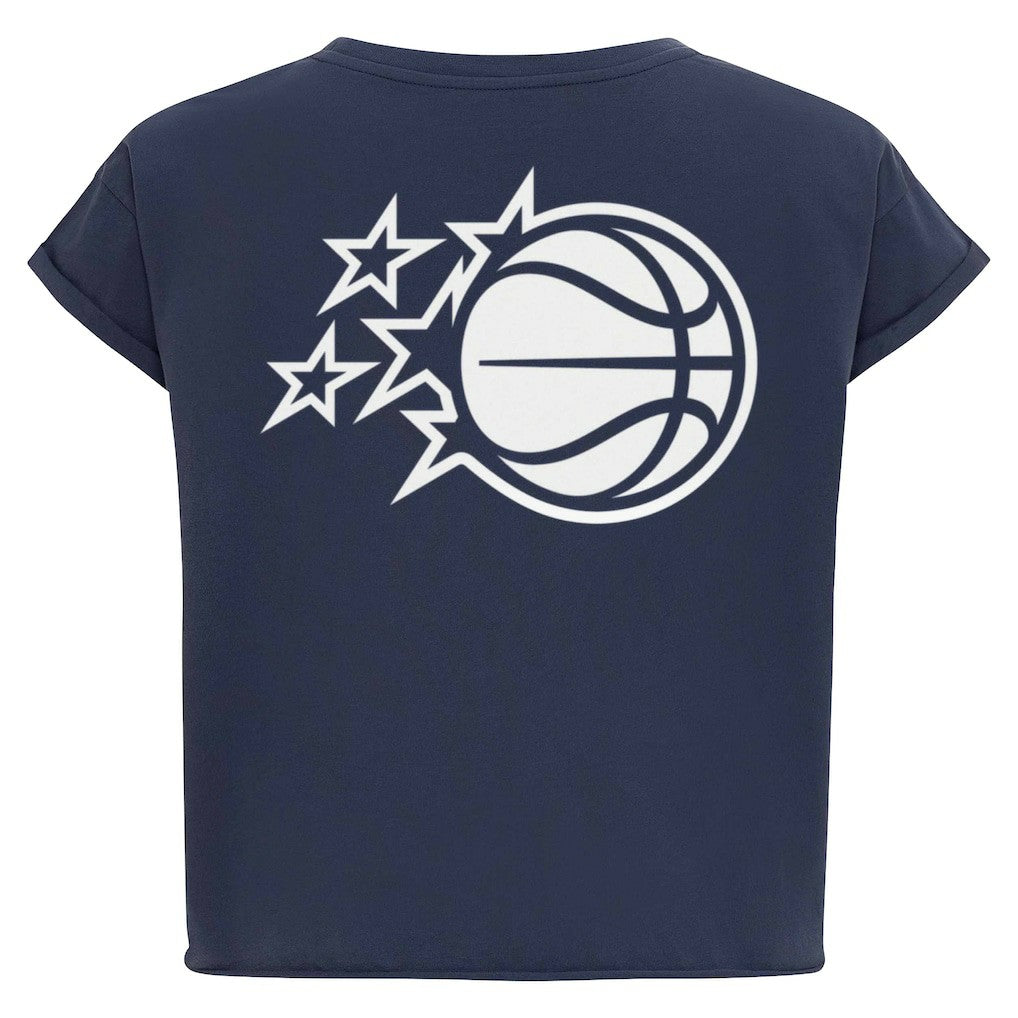 Orlando Magic Sportiqe Women's Athletic Club Collection Alana Premium Cropped T-Shirt
