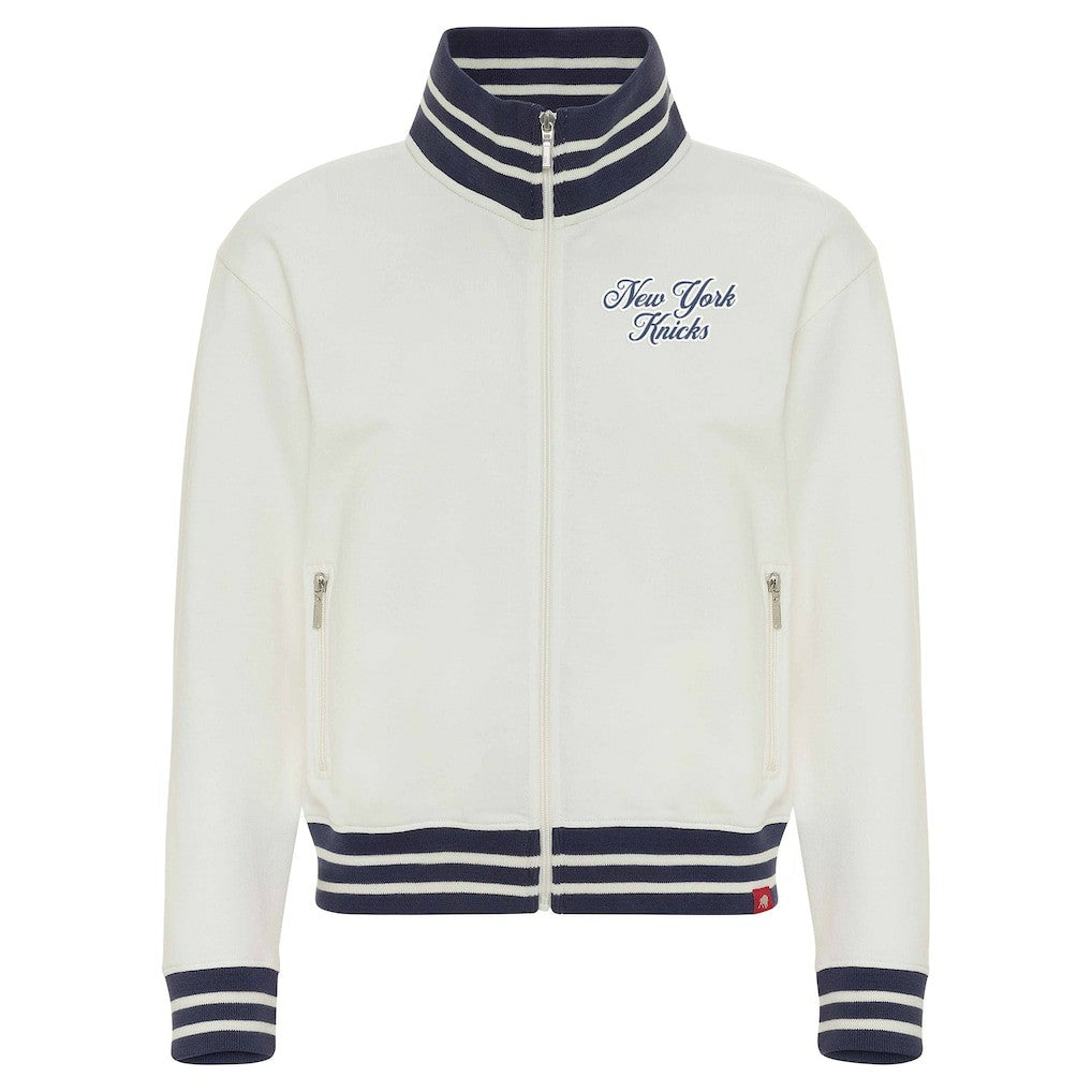 New York Knicks Sportiqe Women's Athletic Club Collection Sutton French Terry Full-Zip Jacket